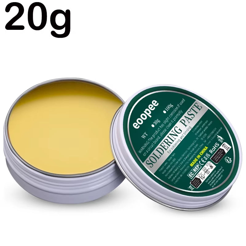 Solder Flux Paste for Electronics No Clean Flux Lead-Free Soldering Circuit Boards Copper Electrical Wire Safe Welding Paste