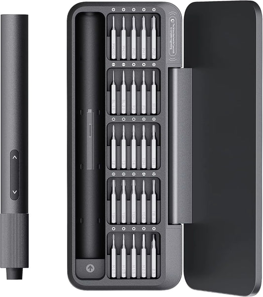 25-In-1 Mini Electric Screwdriver Set, USB-C Rechargeable, Compact Magnetic Tool for Phone, Laptop, Camera Repair