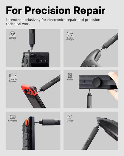 25-In-1 Mini Electric Screwdriver Set, USB-C Rechargeable, Compact Magnetic Tool for Phone, Laptop, Camera Repair